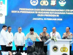 PRESIDEN PRABOWO ANUGERAHKAN BINTANG JASA DAN SATYALANCANA WIRA KARYA KEPADA PENGGERAK MBG DAN RANTAI PASOK SPPG POLRI