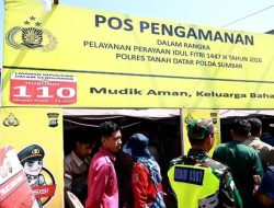 Arus Lalu Lintas Mudik Lebaran di Tanah Datar Terpantau Lancar, Bupati Ingatkan Pengendara Hati-Hati di Jalur Rawan Lakalantas