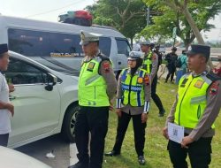 Patroli Humanis di Rest Area 391A Ringinarum, Polisi Ingatkan Keselamatan Pemudik