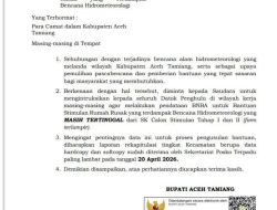 Pemkab Aceh Tamiang Percepat Pendataan Ulang Korban Bencana untuk Bantuan Rumah Rusak Tahap III