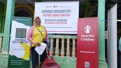 Yayasan Geutanyoe–Save The Children Salurkan 547 Paket Dapur Untuk Warga Terdampak Banjir