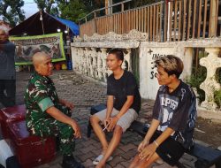Komsos Humanis Sertu Bastian di Belakang Tangsi, Ingatkan Anak Muda Hindari Keluyuran dan Bangun Cita-Cita