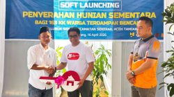 Langkah Awal Kembalinya Harapan, 163 KK Warga Lubuk Sidup Terima Huntara