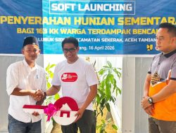 Langkah Awal Kembalinya Harapan, 163 KK Warga Lubuk Sidup Terima Huntara