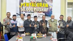 Markaz Bersama Assunnah Salurkan 50 Ribu Mushaf Alquran Untuk Warna Aceh Tamiang 