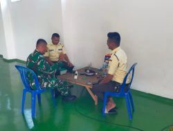 BABINSA SERKA JAMARIN PERKUAT SINERGI KEAMANAN BERSAMA SECURITY DI UKU