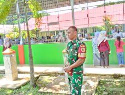 Babinsa Koramil 01 PBU Kawal Penerimaan Siswa Baru MAN 2, Wujudkan Keamanan dan Ketertiban