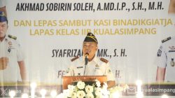 Sertijab Kalapas Kualasimpang: Mudo Mulyanto Pamit, Akhmad Sobirin Siap Lanjutkan Prestasi WBK