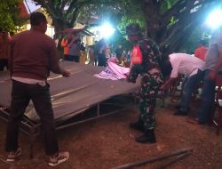 Serka Jamarin Pimpin Goro Bersama Aparatur dan Warga, Bongkar Posko Pencarian di Ulak Karang Utara