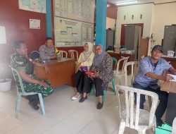 Sinergi Kuat Babinsa Serka Roby Kurniawan Bersama Babinkamtibmas dalam Pendataan Pajak Statistik, Dorong Akurasi Data di Lolong Belanti Koramil 01/PBU