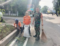 Sinergi Babinsa UKS dan DLH, Pelda Andi Irawansyah Ajak Warga Ciptakan Lingkungan Tertib dan Sehat