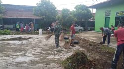 Serka Syafrijal Turun Langsung Bersama Warga Ujung Gurun Bersihkan Asrama Parak Pisang Antisipasi Dampak Hujan