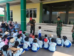 TK Sejahtera Kunjungi Kodim 0736/Batang Tanamakan Cinta Tanah Air Sejak Dini