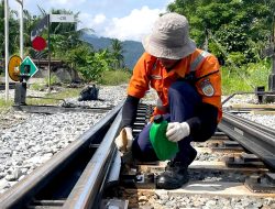 KAI Divre II Sumbar Tingkatkan Keandalan Operasional Lewat Perawatan Intensif Prasarana