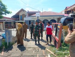 Babinsa UKS Pelda Andi Irawansyah Dampingi Dandim 0312/Padang Cek Lokasi Pembangunan Gerai KMP, Perkuat Kedekatan dengan Warga