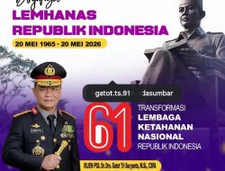 Peringatan Dies Natalis Lemhannas RI ke-61, Kapolda Sumbar Ajak Masyarakat Perkuat Persatuan Bangsa
