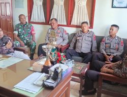 Serka Roby Kurniawan Perkuat Sinergitas 3 Pilar Bersama Kanit Binmas di Kelurahan Lolong