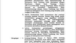 Pemkab Aceh Tamiang Perpanjang Masa Transisi Darurat ke Pemulihan