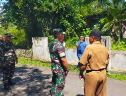 Dukung Program Pemerintah, Babinsa UKU Serka Jamarin Tinjau Lokasi Pembangunan KDKMP