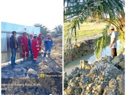 Pertamina EP Rantau Field Bersama Warga Paya Meta Gotong Royong Normalisasi Saluran Irigasi