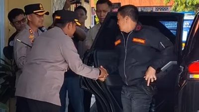 AKBP Ricky Ricardo dan AKBP Syaiful Wachid Sambut Arahan Humanis Wakapolda Sumbar Brigjen Pol. Solihin