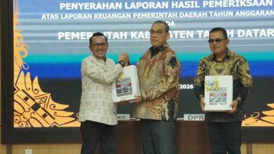 Raih Nilai Tertinggi, Tanah Datar Daerah Pertama yang Peroleh WTP 14 Kali Berturut-turut