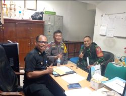Sertu Koko Afriandi Perkuat Sinergi Keamanan, Jalin Koordinasi Bersama Bhabinkamtibmas dan Kepala Security Bank Nagari Pusat