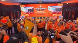 Weno Aulia Durin Ucapkan Selamat kepada Hj. Sari Yuliati, Kosgoro 1957 Sumbar Siap Sukseskan Program Ekonomi Kerakyatan Presiden Prabowo