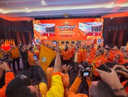 Weno Aulia Durin Ucapkan Selamat kepada Hj. Sari Yuliati, Kosgoro 1957 Sumbar Siap Sukseskan Program Ekonomi Kerakyatan Presiden Prabowo