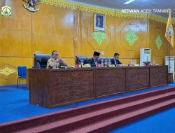 DPRK Aceh Tamiang Terima Laporan Hasil Pembahasan Pansus LKPJ Bupati 2025