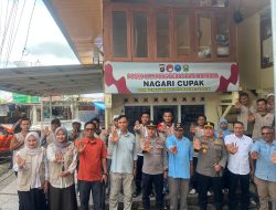 Kampung Bebas Narkoba Cupak Terwujud, Jon Firman Pandu dan H. Candra Apresiasi Komitmen Kapolres Solok AKBP Agung Pranajaya