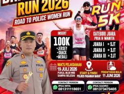 AKBP Agung Tribawanto S.I.K Jadikan Bhayangkara Run 2026 Sebagai Momentum Menyambut Hari Bhayangkara