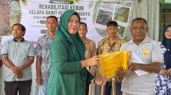 Bantuan Stimulan Bagi Petani Kelapa Sawit Berkelanjutan Diserahkan Secara Simbolis