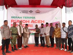 Aceh Tamiang Terima Bantuan 54 Unit Rumah Hunian Untuk Korban Banjir dari Laznas Al Irsyad