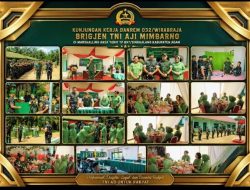 Danrem 032/Wirabraja Brigjen TNI Aji Mimbarno Tegaskan Loyalitas dan Jiwa Korsa di Yonif TP 897/Singgalang
