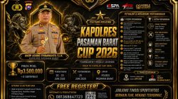Kapolres AKBP Agung Tribawanto Hadirkan Kapolres Pasaman Barat Cup 2026 untuk Prestasi, Sportivitas, dan Kedekatan Polri dengan Masyarakat
