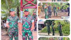 Danrem 032/Wirabraja Aji Mimbarno Turun Langsung Tinjau Jembatan, Jalan dan Sekolah dalam Bakti TNI AD di Mentawai