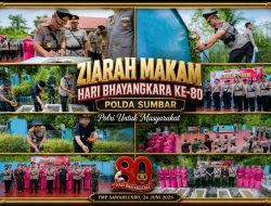 Kapolda Sumbar Bersama Kapolres Sawahlunto Gelar Ziarah Makam Pahlawan, Kenang Jasa Pejuang Bangsa