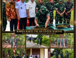 Dari Rumah Layak Huni hingga Sumur Bor, Letjen TNI Mochamad Syafei Kasno Tutup Program TNI AD untuk Rakyat di Mentawai