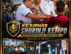 Ratusan Kensi Bertarung Sportif di Sawahlunto, Kapolda Sumbar Dorong Pembinaan Atlet Sejak Dini
