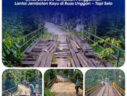 Kadis BMCKTR Sumbar Pastikan Infrastruktur Jalan Terjaga, Pekerjaan Penggantian Lantai Jembatan Kayu Unggan–Tapi Selo Rampung Berkualitas