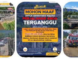Masudi, ST., MT. dan Yan Purwandi, ST. Kawal Rehabilitasi Jembatan Jeruai, BPJN Sumbar Prioritaskan Keselamatan Pengguna Jalan dan Kelancaran Mobilitas Masyarakat