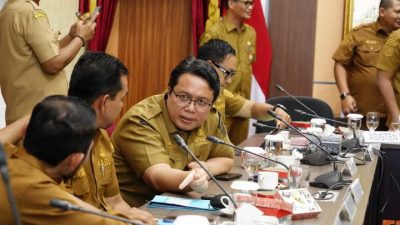 Ikuti Rakor dengan Provinsi Sumbar, Wabup Tegaskan Terus Berupaya Manfaatkan Program dari Pemerintah Pusat