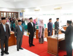 Pelantikan Pejabat Kembali Digelar, Bupati Eka Putra Tantang ASN Ciptakan Inovasi