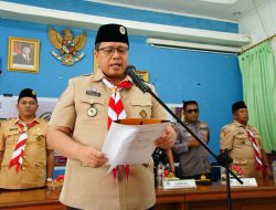 Wabup Ahmad Fadly Lantik Pengurus Saka Rintisan Yogaswara KPU Tanah Datar
