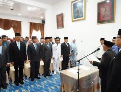 Sofyan Ali Zumara Resmi Dilantik sebagai Kepala Pelaksana BPBD Tanah Datar