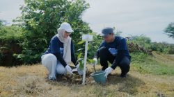 Dukung Energi Berkelanjutan, Pertamina EP Rantau Tanam Ratusan Pohon di Wilayah Operasional