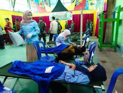 SEMANGAT KEMANUSIAAN DI TMMD ke-129: RATUSAN PENDONOR PENUHI KEBUTUHAAN  STOK DARAH