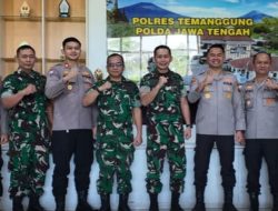 Sinergitas Tanpa Sekat: Kapolres dan Dandim Temanggung Silaturahmi, Perkuat Soliditas dan Sambut Satuan Baru Yon TP 443