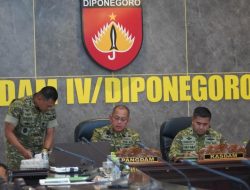 Pangdam IV/Diponegoro Bersama Jajaran TNI AD Bahas Percepatan Pembangunan KDKMP